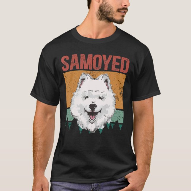 Samoyed Dog Samoyeds Eigentümer des Hundes Samoyed T-Shirt (Vorderseite)