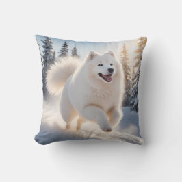 Samoyed Elegant Throw Kissen