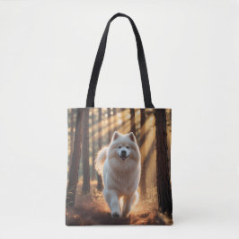 Samoyed Elegante Shoulder Tote Bag