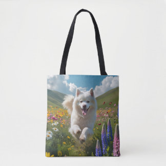 Samoyed Elegante Shoulder Tote Bag