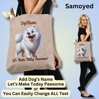 Samoyed - Fügen Sie den Namen des Hundes hinzu, än