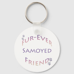 Samoyed Furever Friend Schlüsselanhänger