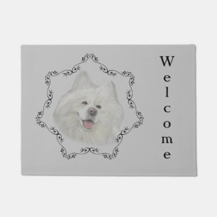 samoyed fußmatte