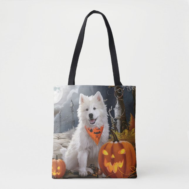 Samoyed Halloween Spooky (Vorderseite)