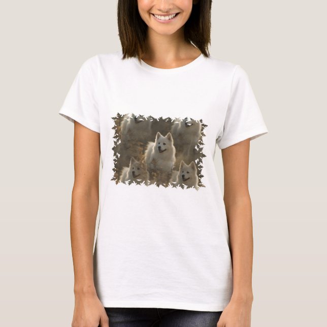 Samoyed Hund Breed Long Sleeve T - Shirt (Vorderseite)