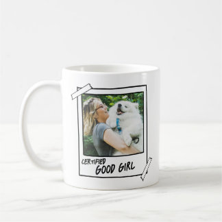 Samoyed Hund "Certified Good Boy" Foto Kaffeetasse