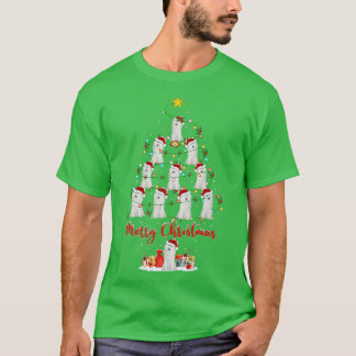 Samoyed Hund Lover Xmas Matching Santa Samoyed Chr T-Shirt
