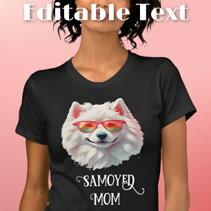 Samoyed Hunde Mama Sonnenbrille T-Shirt