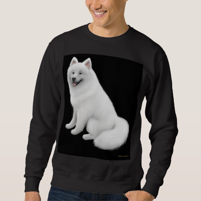 Samoyed-HundeSweatshirt Sweatshirt (Vorderseite)