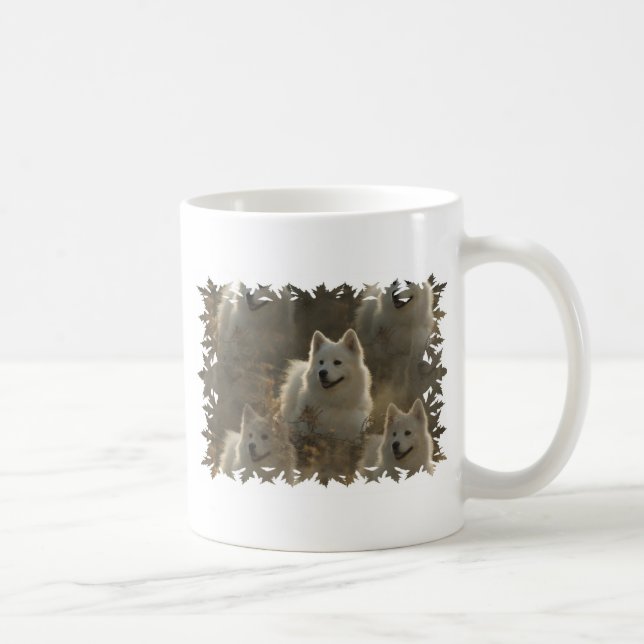 Samoyed-Hundezucht-Kaffee-Tasse Tasse (Rechts)