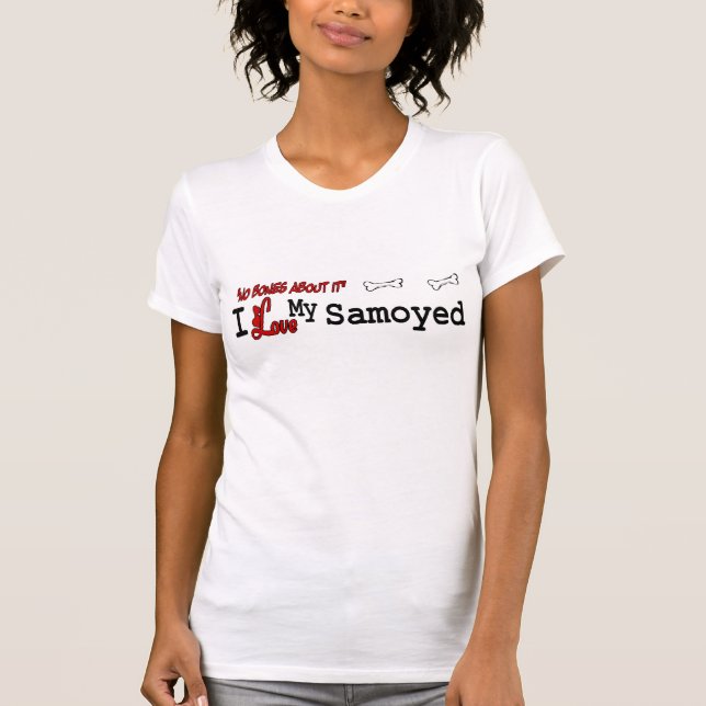 Samoyed (I Liebe) Bekleidung T-Shirt (Vorderseite)
