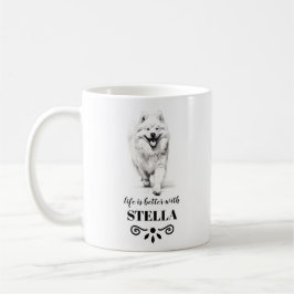 Samoyed Life ist besser mit dem benutzerdefinierte Kaffeetasse