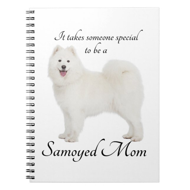 Samoyed Mama Notebook Notizblock (Vorderseite)