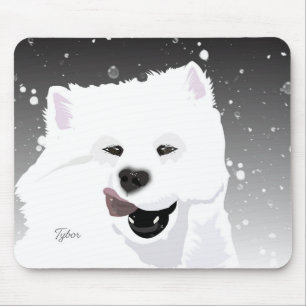 Samoyed-Mausunterlage Mousepad