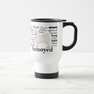 Samoyed-Merkmal-Reise-Tasse Reisebecher