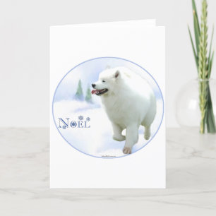 Samoyed Noel Feiertagskarte