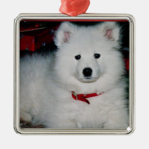 Samoyed Ornament Aus Metall