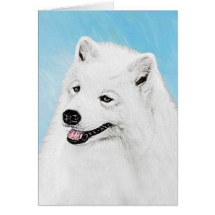 Samoyed Painting - Niedliche Original Dog Art