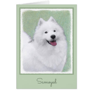 Samoyed Painting - Niedliche Original Dog Art