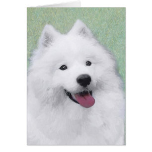 Samoyed Painting - Niedliche Original Dog Art