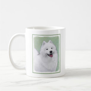 Samoyed Painting - Niedliche Original Dog Art Kaffeetasse