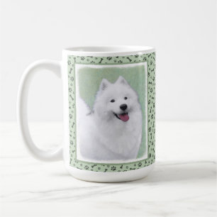 Samoyed Painting - Niedliche Original Dog Art Kaffeetasse