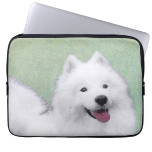 Samoyed Painting - Niedliche Original Dog Art Laptopschutzhülle