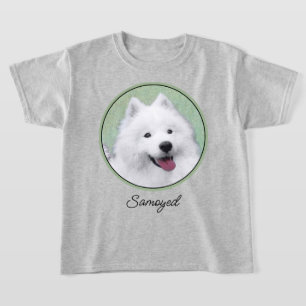 Samoyed Painting - Niedliche Original Dog Art T-Shirt