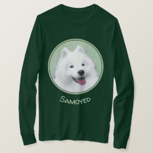 Samoyed Painting - Niedliche Original Dog Art T-Shirt
