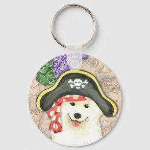 Samoyed Pirate Schlüsselanhänger