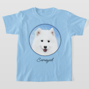 Samoyed Puppy Malerei - Niedliche Original Dog Art T-Shirt