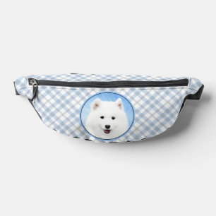 Samoyed Puppy Malerei White Niedlich Original Dog Bauchtasche
