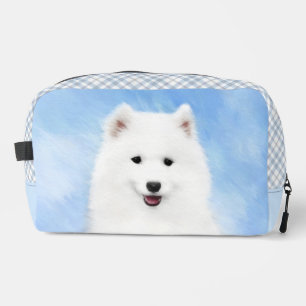 Samoyed Puppy Malerei White Niedlich Original Dog Waschbeutel