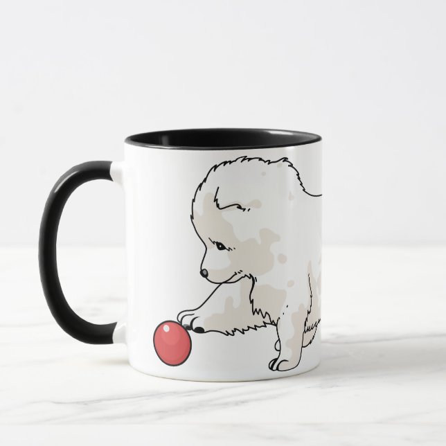 Samoyed Puppy Tasse (Links)