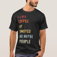 Samoyed Retro Hund und Kaffee