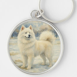 Samoyed Schlüsselanhänger