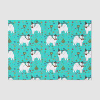 Samoyed "Snazzy Sam" Holiday Wrapping Tissue Seidenpapier
