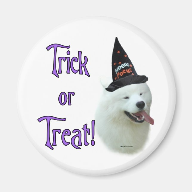 Samoyed Trick Magnet (Vorne)