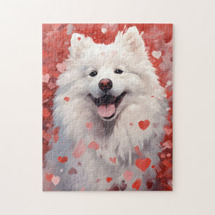 Samoyed Valentinstag Puzzle