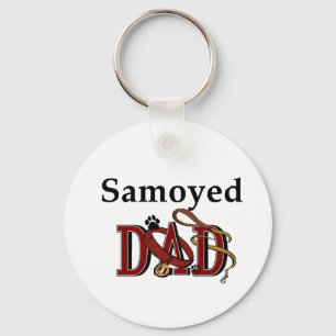 Samoyed Vater Geschenke Schlüsselanhänger