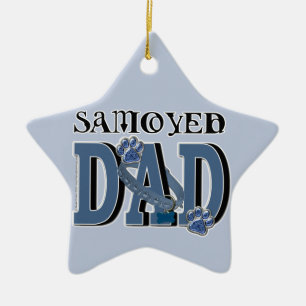 Samoyed VATER Keramik Ornament