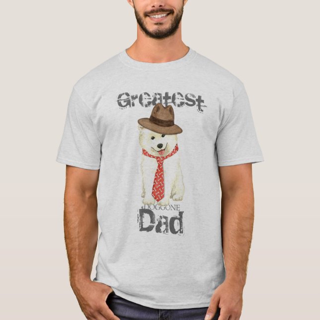 Samoyed Vater T-Shirt (Vorderseite)