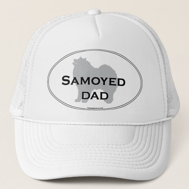 Samoyed Vater Truckerkappe (Vorderseite)