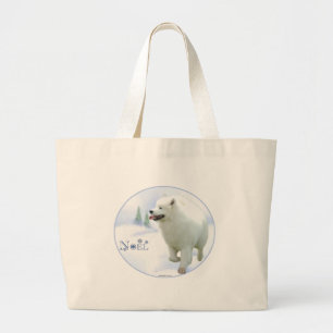 Samoyed Weihnachten Jumbo Stoffbeutel
