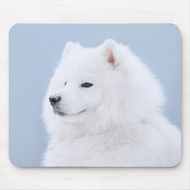 Samoyedhund Mousepad (Vorne)