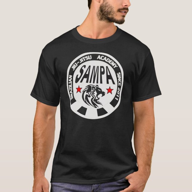Sampa Brasilianer Jiu Jitsu Akademie T-Shirt (Vorderseite)