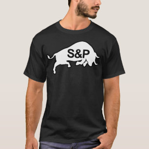 SampampP Bull Black ampamp Weiß T-Shirt
