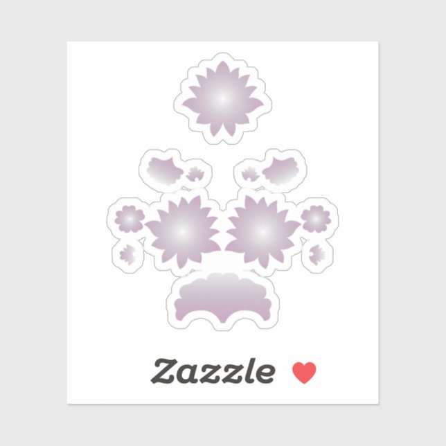 SAMPLE für Vinyl-Aufkleber nach Maß geschnitten Aufkleber (Blatt)