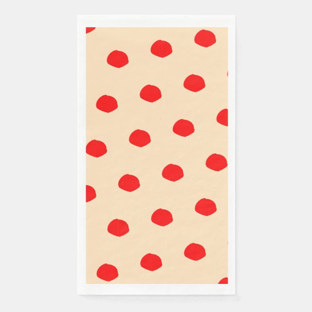 Sampling Polka dots Design Paper Napkin Serviette (Vorderseite)