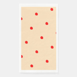 Sampling Polka dots Design Paper Napkin Serviette